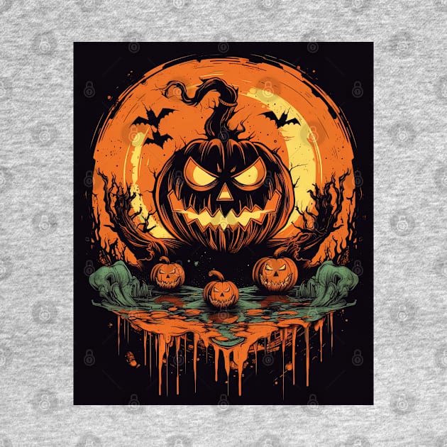 possessed pumpkin during halloween by Maverick Media